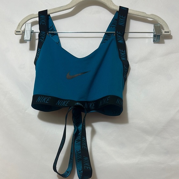 Nike Blue and Black Racerback Sports Bra - Picture 5 of 8